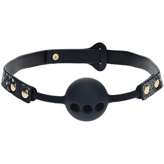Shots Toys OUCH! Florence Collection Brethable Silicone Ball Gag - Bondage Gags and Bits