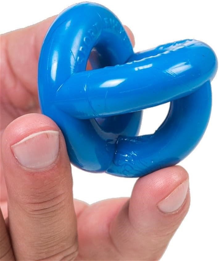 Sport Fucker Half Guard Stretchy Cock Ring Police Blue - Stretchy Cock Rings