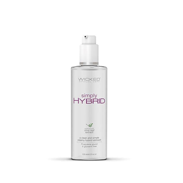Wicked Simply Hybrid Water & Silicone Blended Lubricant 120ml - Massage Oils and Lubricants