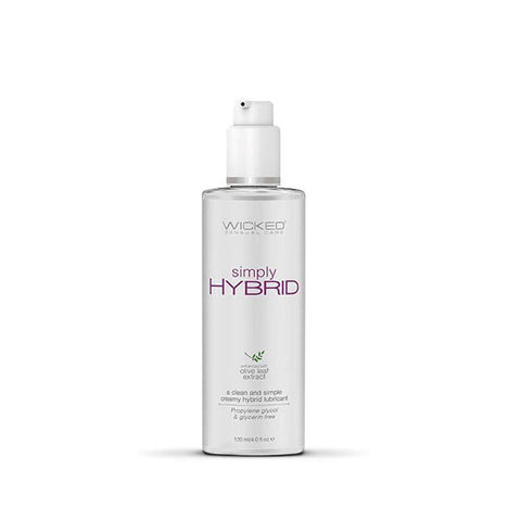 Wicked Simply Hybrid Water & Silicone Blended Lubricant 120ml - Massage Oils and Lubricants