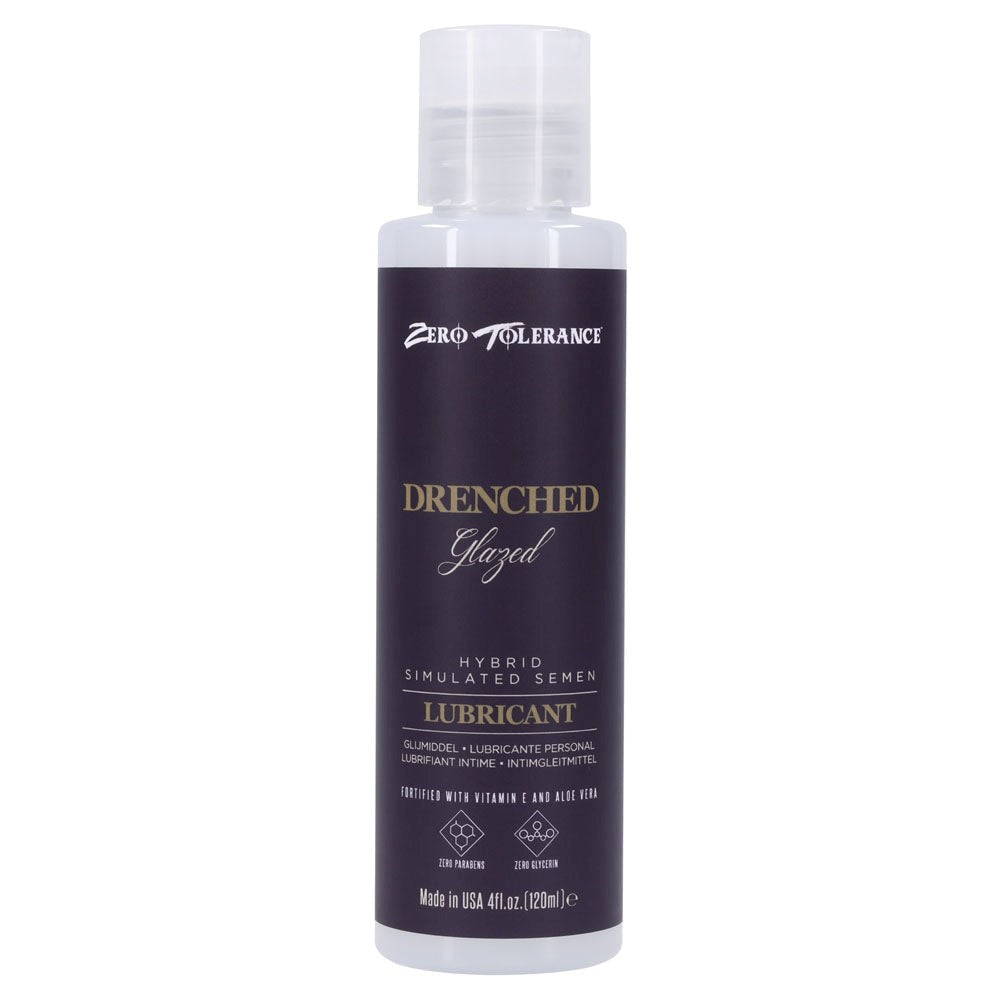 Zero Tolerance DRENCHED GLAZED Hybrid Adult Lubricant 120ml - - Massage Oils and Lubricants