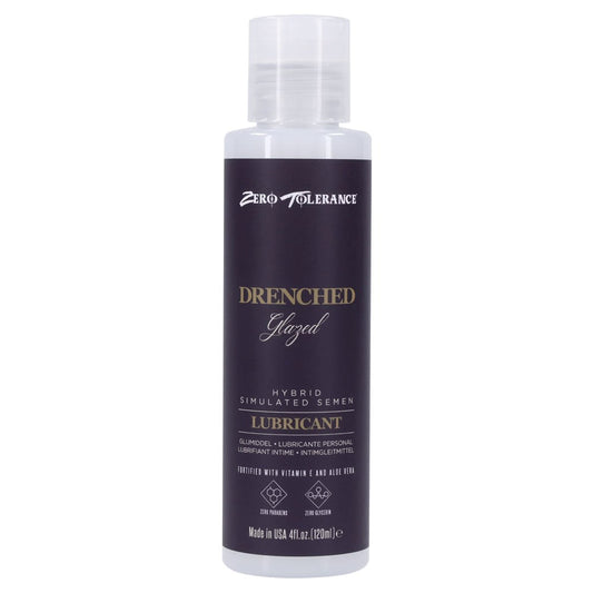 Zero Tolerance DRENCHED GLAZED Hybrid Adult Lubricant 120ml - Massage Oils and Lubricants