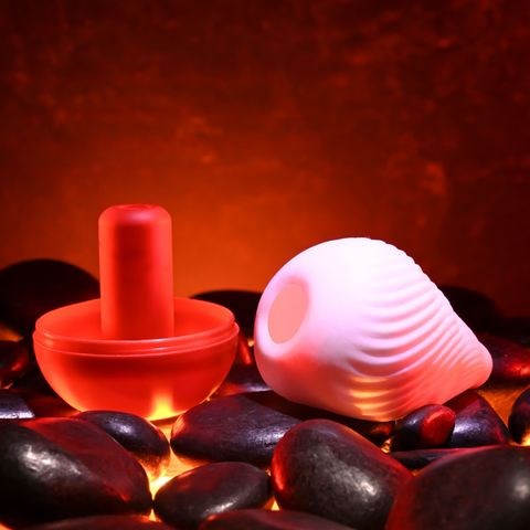 Zero Tolerance KILAUEA Mini Mens Stroker Egg White - Masturbators and Strokers