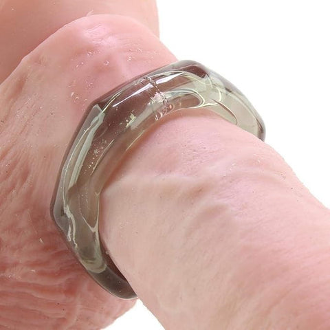 Zero Tolerance Triple Thick Cock Ring Set 3 Piece Smoke - Cock Ring Sets