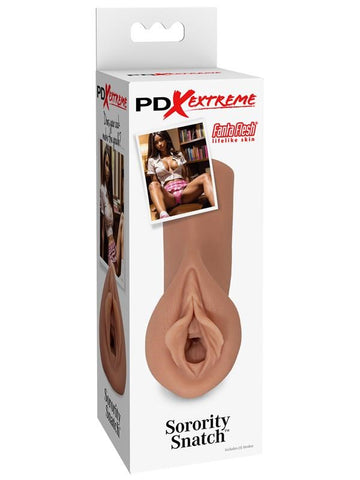 PDX Extreme Sorority Snatch Realistic Mens Masturbator Brown - Masturbators and Strokers