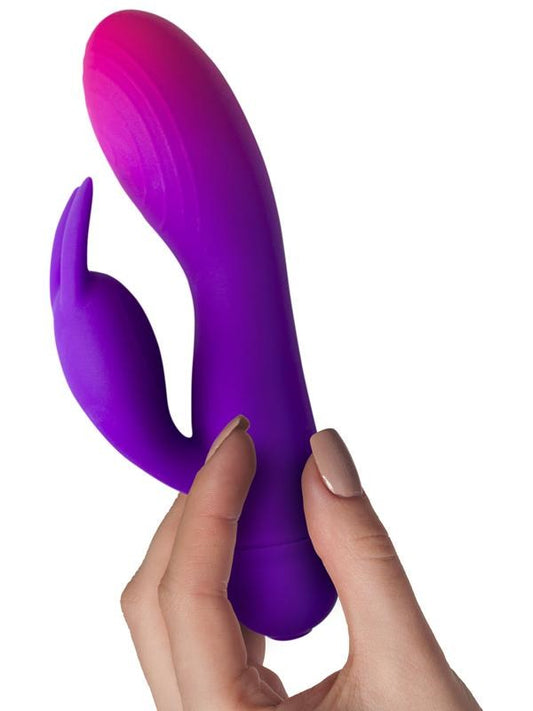 Rocks Off 20 Functions Glo Girl Rabbit Vibrator - Rabbit Vibrators