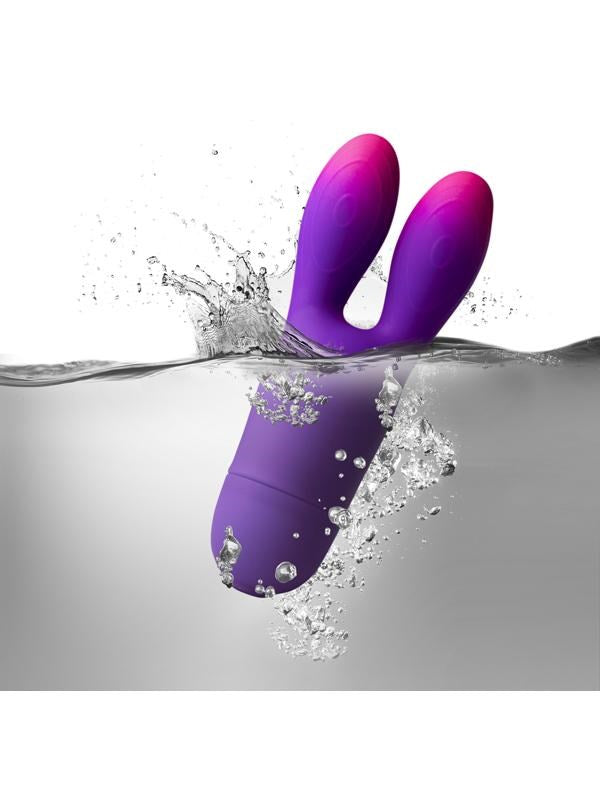 Rocks Off Glo Girl Bunny 10 Function Rabbit Ear Vibrator - Rabbit Vibrators