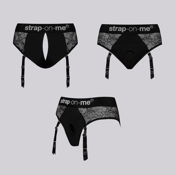 Strap On Me Lace and Microfiber Strap On Harness Diva XS - Strap On Sextoys