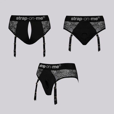 Strap On Me Lace and Microfiber Strap On Harness Diva XS - Strap On Sextoys