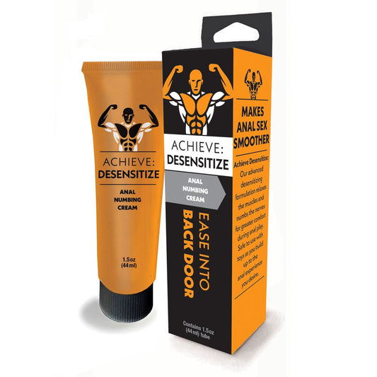 Little Genie Achieve Desensitize Anal Numbing Cream 44ml - Anal Lubes