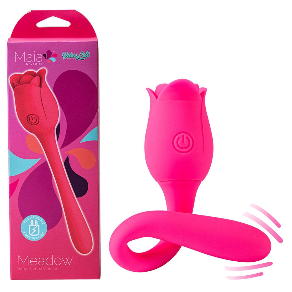 Maia MEADOW USB Rechargeable Flower Stimulator Pink - Personal Massagers