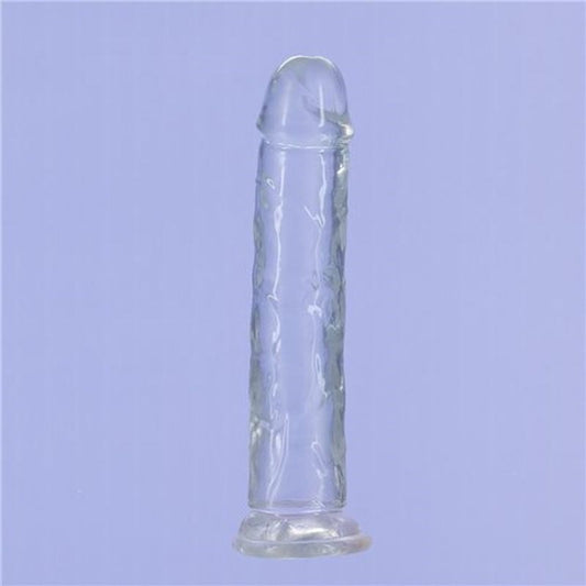 Addiction Crystal Realistic Dong Straight Clear - Realistic Dildos