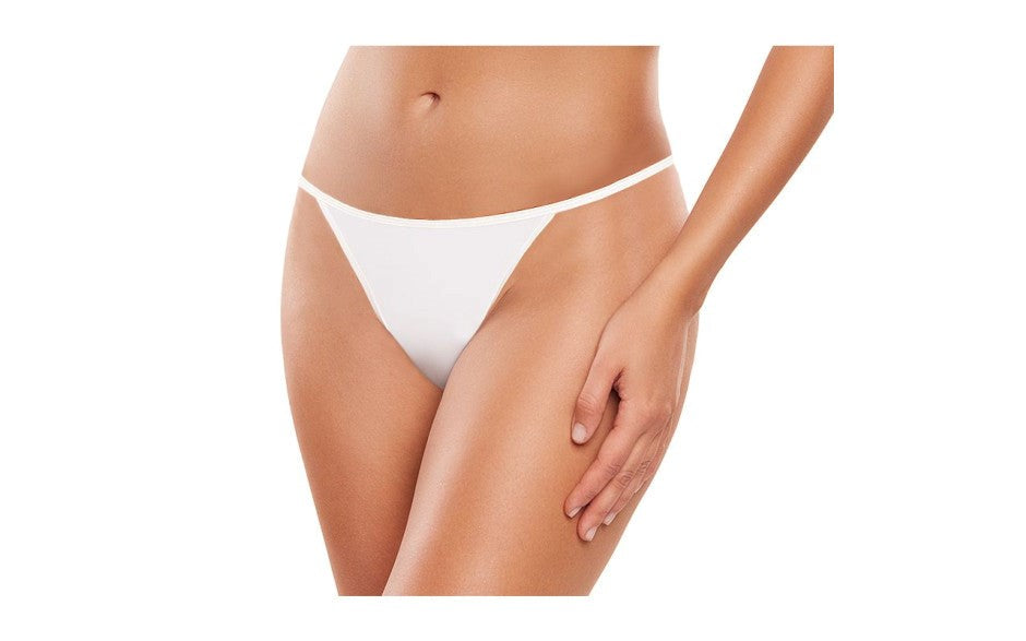 Axami Lingerie Classic G-String Panty White - - G-Strings, Panties and Shorts