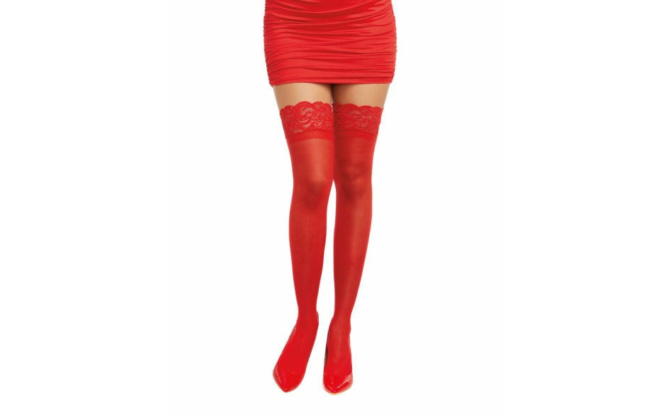 Dreamgirl Sexy Lace Top Thigh High Stockings - - Hosiery