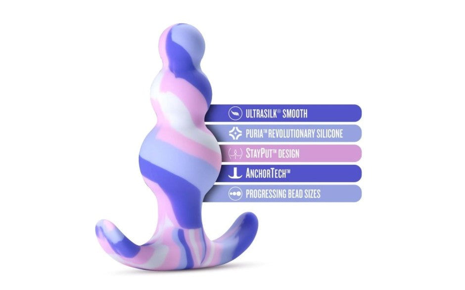 Avant Twilight Silicone Anal Plug Blue - - Butt Plugs