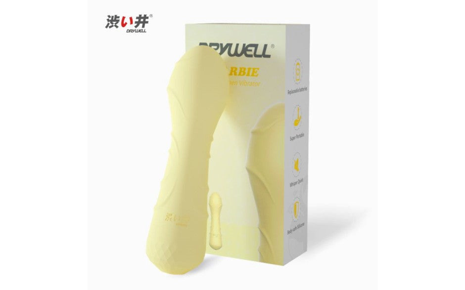 Drywell Barbie Yellow Vibrating Bullet Massager - - Bullet Vibrators