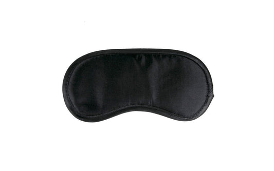 Fetish Collection Black Satin Eye Mask - Masks And Blindfolds
