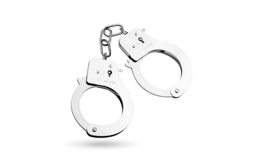 Fetish Collection Classic Metal Hand Cuffs Silver - Cuffs And Restraints