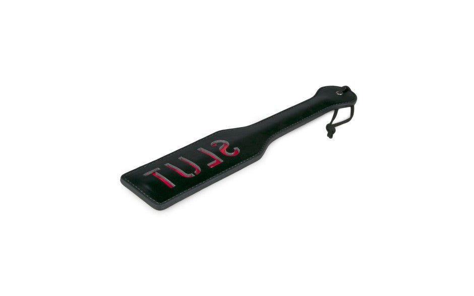 Fetish Collection Fetish Play Slut Paddle Black - - Paddles And Slappers