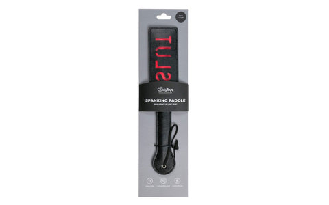 Fetish Collection Fetish Play Slut Paddle Black - Paddles And Slappers
