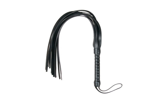 Fetish Collection Leather Flogger Bondage Whip - Whips And Crops