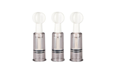 Fetish Collection Nipple and Clit Suckers 3 Piece - Nipple and Clit Clamps