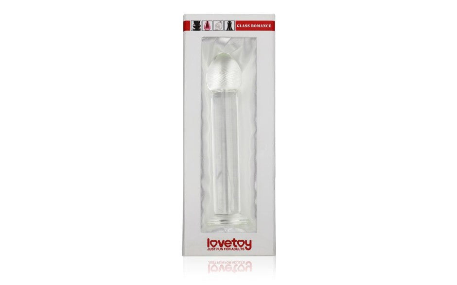 Glass Romance 1 Glass Dildo 7 Inch Clear - - Glass Sex Toys