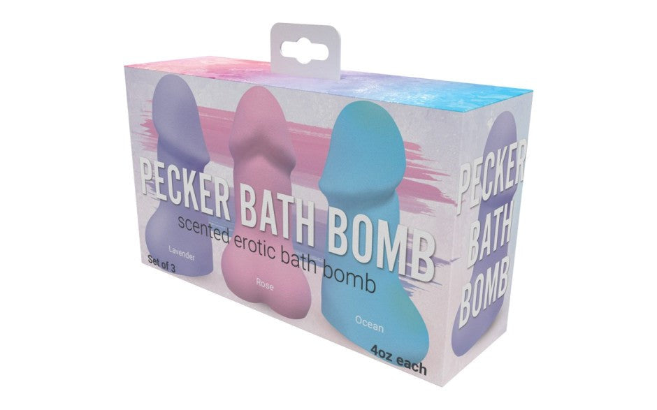 Hott Products Erotic Scented Pecker Bath Bombs - Party Gifts and Novelties