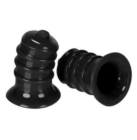 Hunkyjunk ELONG Wide Base TPR Nipsucker - Nipple and Clit Clamps