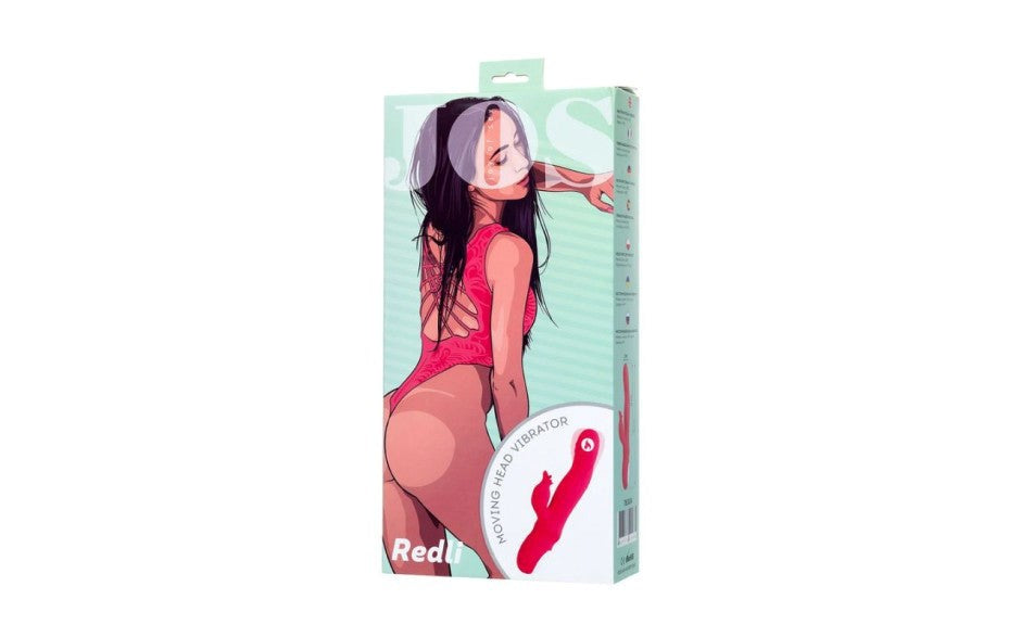 JOS Redli Heating and Rotating Rabbit Tickler Vibrator - - Rabbit Vibrators