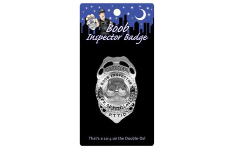 Kheper Novelty Boob Inspector Badge - Party Gifts and Novelties