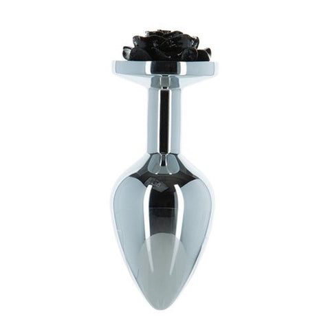 LUX Active 3 Inches Rose Metal Butt Plug - Butt Plugs