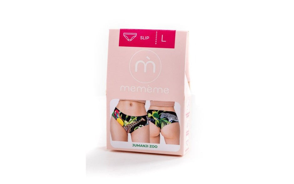 Mememe Lingerie Comics Curios Girl Slip Soft Fabric Womens Underwear - - G-Strings, Panties and Shorts