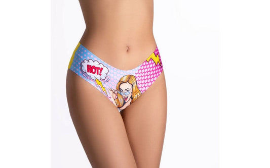 Mememe Lingerie Comics Hot Girl Slip Womens Panties - G-Strings, Panties and Shorts