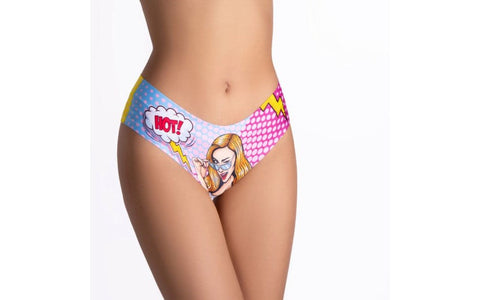 Mememe Lingerie Comics Hot Girl Slip Womens Panties - G-Strings, Panties and Shorts
