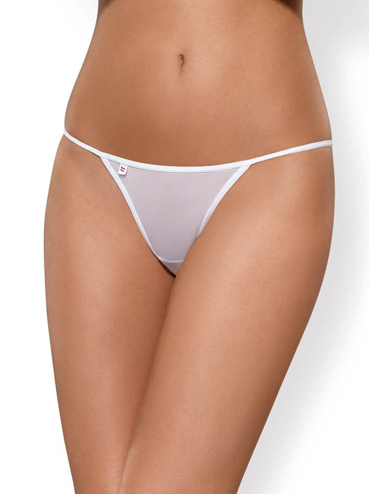 Obsessive Luiza Sexy Womens Thong White - - G-Strings, Panties and Shorts