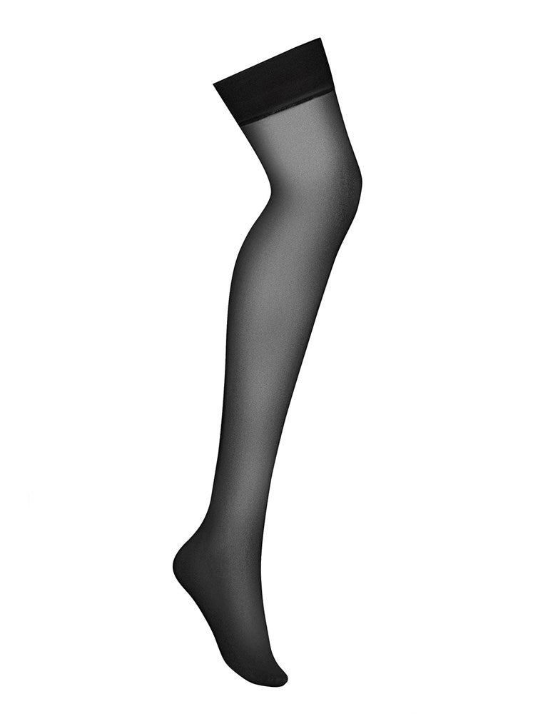 Obsessive S800 Sheer Womens Leg Stockings Black - Hosiery