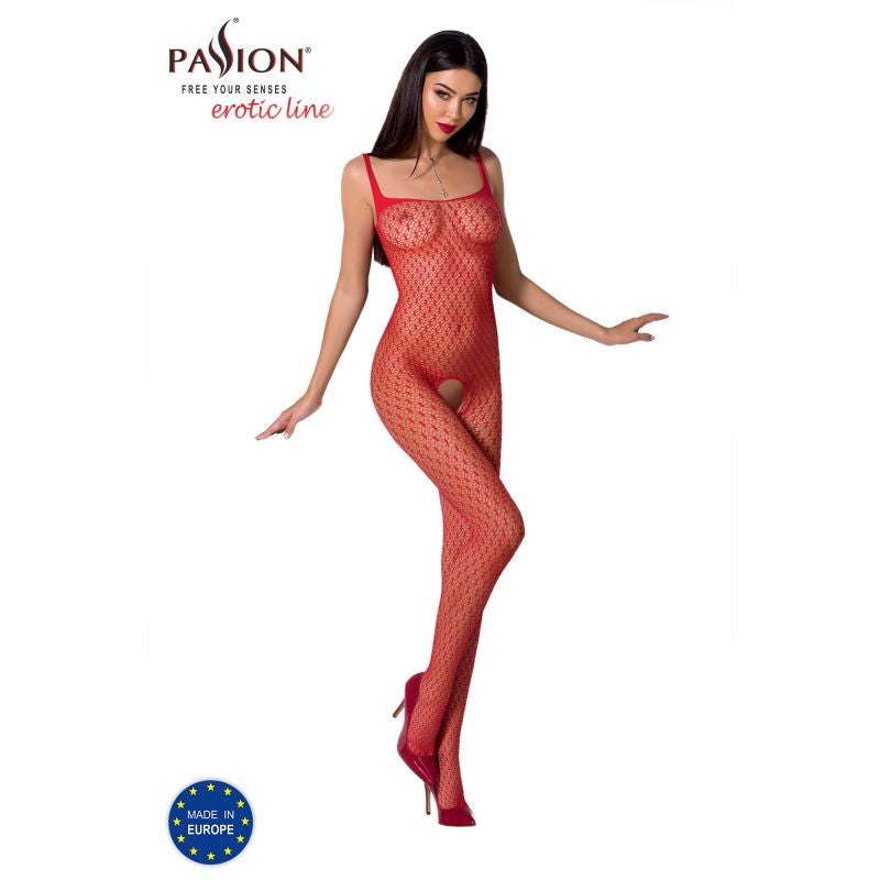 Passion Lingerie Stylish Fine Mesh Bodystocking BS071 One Size - - Body Stockings
