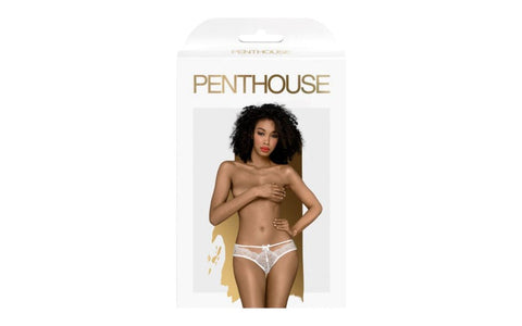 Penthouse Lingerie Adore Me Womens Lace Panties White - G-Strings, Panties and Shorts