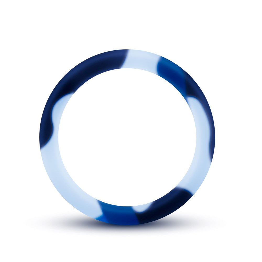 Performance Silicone Camo Mens Stretchy Cock Ring - - Stretchy Cock Rings