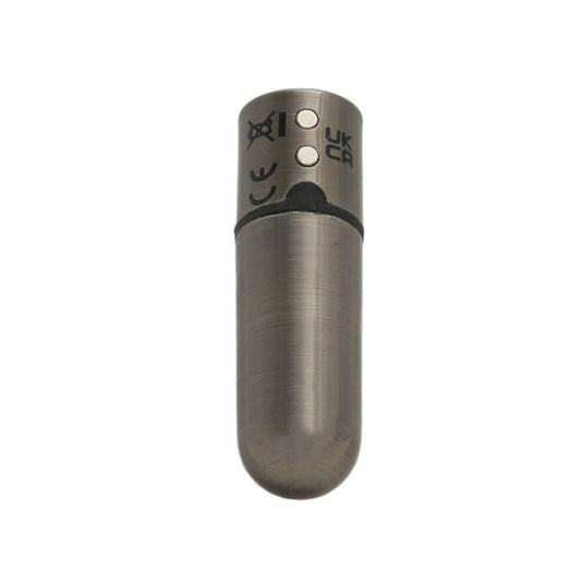 Power Bullet First Class 6 cm Rechargeable Bullet Vibrator With Crystal Button - Bullet Vibrators