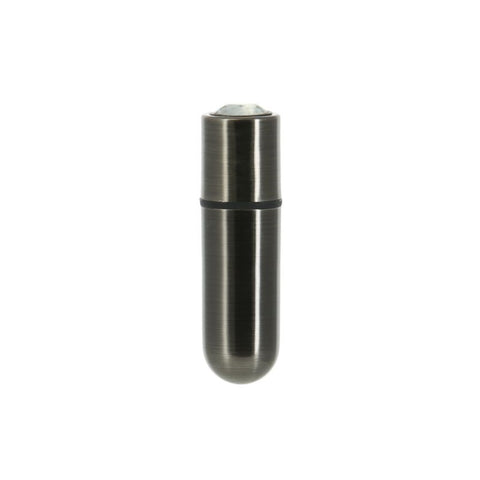 Power Bullet First Class 6 cm Rechargeable Bullet Vibrator With Crystal Button - Bullet Vibrators
