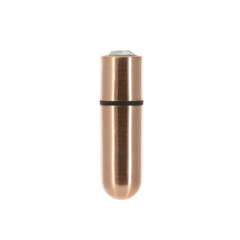 Power Bullet First Class 6 cm Rechargeable Bullet Vibrator With Crystal Button - Bullet Vibrators