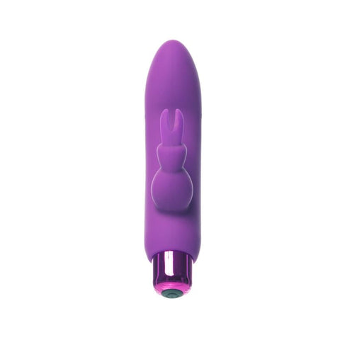 PowerBullet Alices Bunny Rechargeable Bullet Vibrator With Rabbit Sleeve - Bullet Vibrators