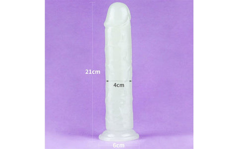 Lovetoy Lumino Play Suction Cup Realistic Dildo 8 Inch - Realistic Dildos