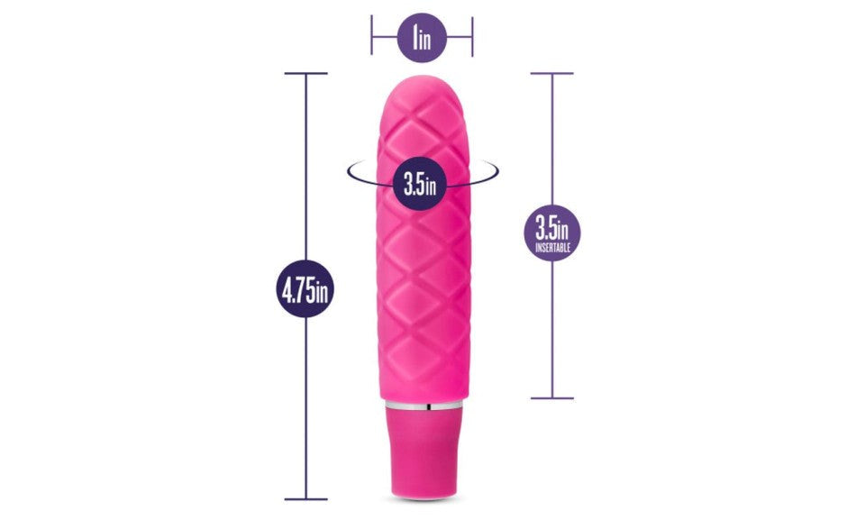 Luxe Cozi Mini Multi Function Bullet Vibrator Pink - - Bullet Vibrators