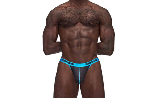 Male Power Casanova Uplift Micro Mens Thong Black S / M - Mens Briefs And Boxers