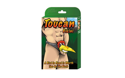 Male Power Novelty Toucan Bikini Mens Underwear Black - Party Gifts and Novelties
