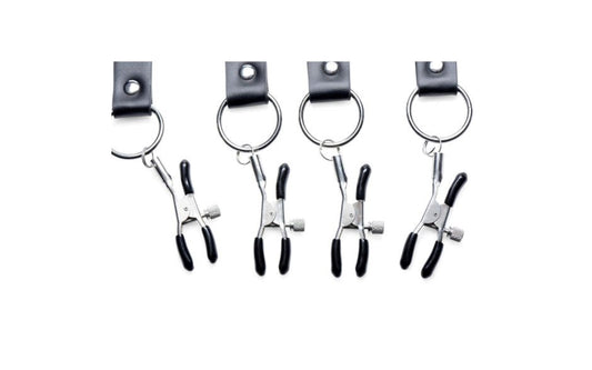 Master Series Spread Labia Bondage Spreader Straps XL - Spreaders and Hangers