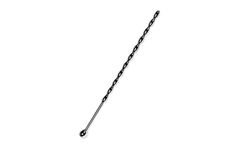 Metal Silver Metal Braided Male Urethral Sound - Urethral Sounds